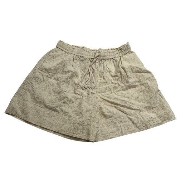 COS Textured Shorts in Cream - Picture 1 of 3